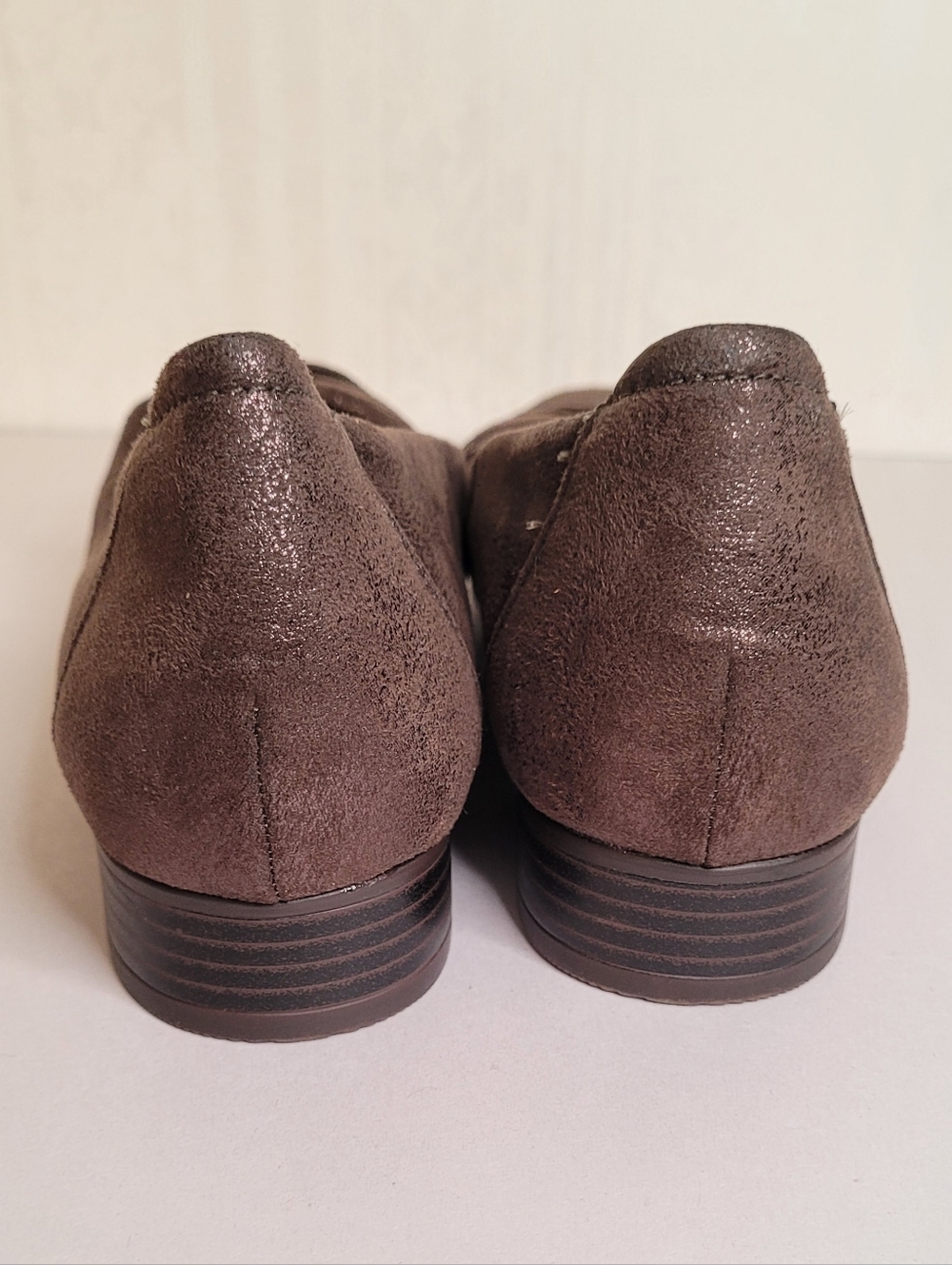 Clarks Tilmont Dalia Loafers Bronze Metallic Size 8.5 - Picture 6 of 10